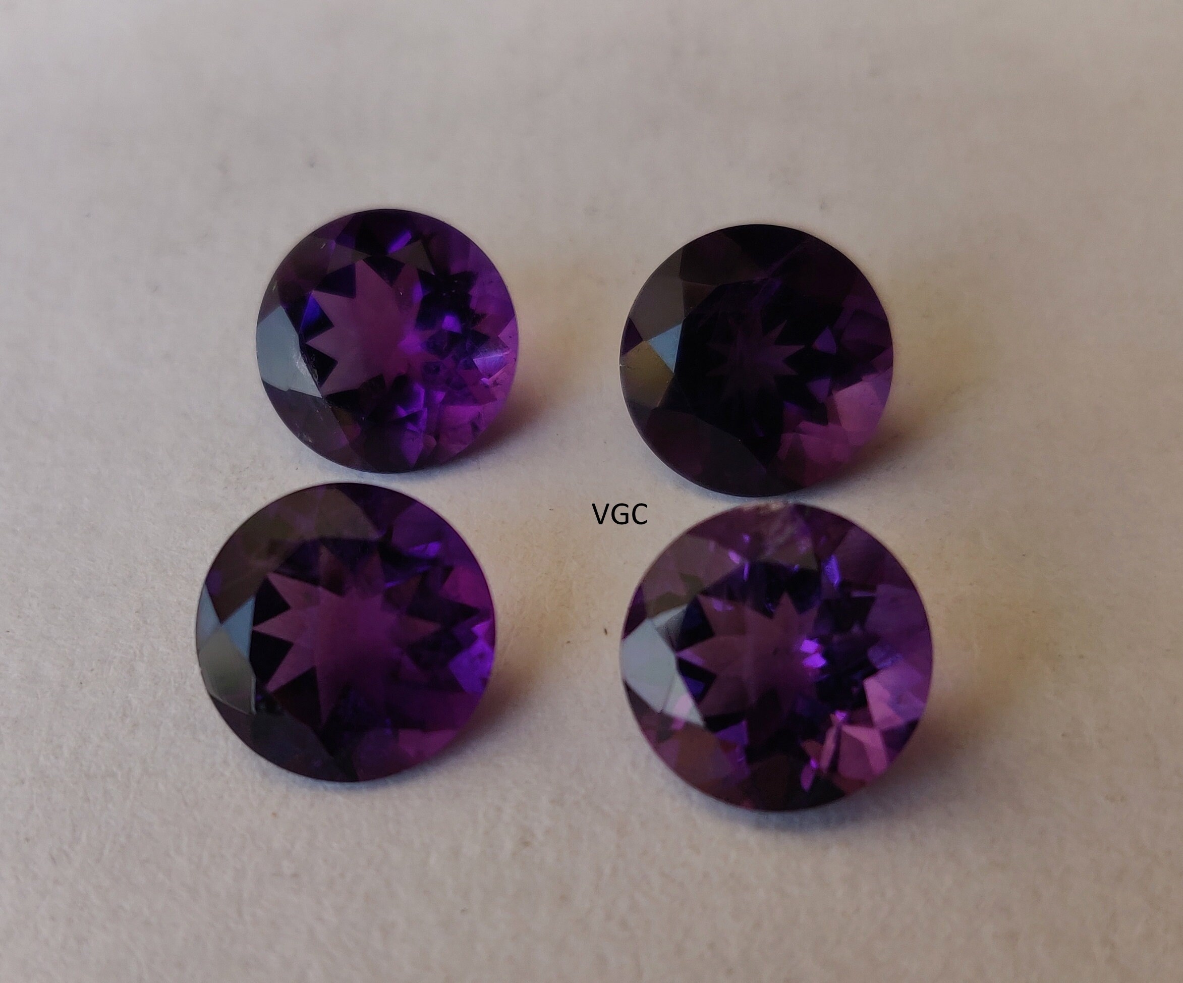 Details about   AAA Quality Natural 8mm African Amethyst Faceted Round Loose Gemstones Wholesale 