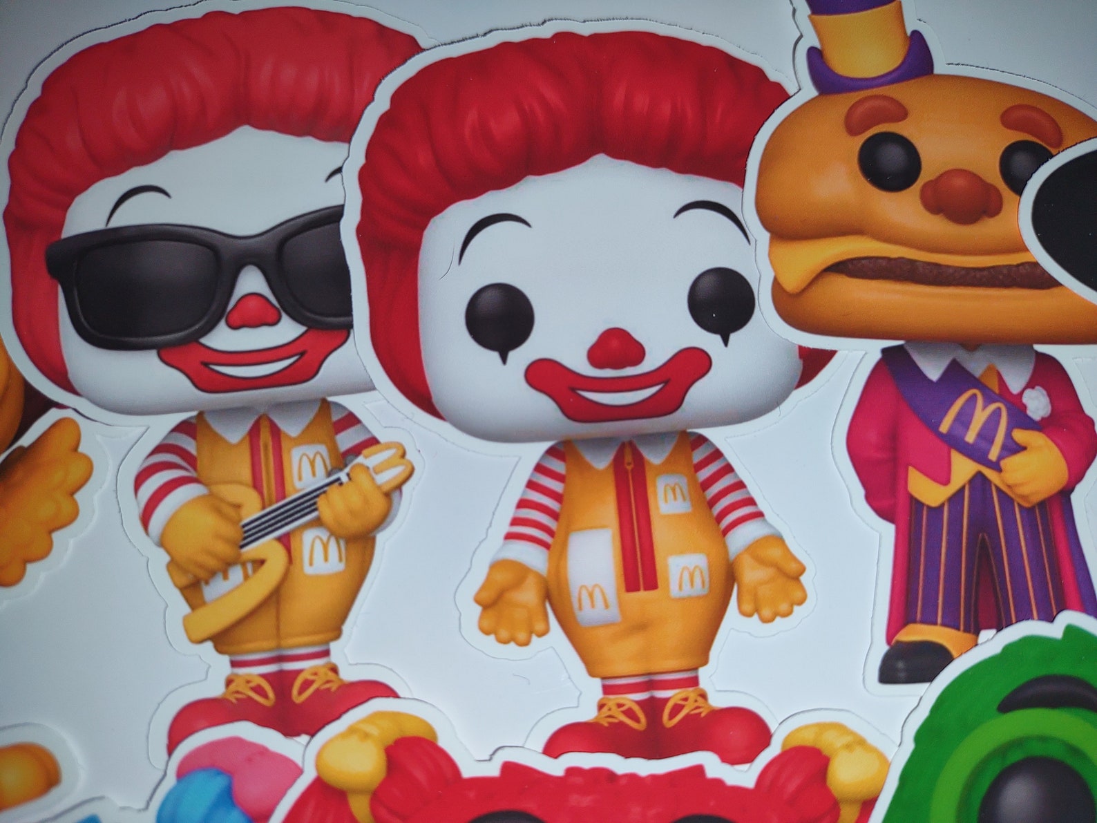 mcdonalds pop vinyl glitter