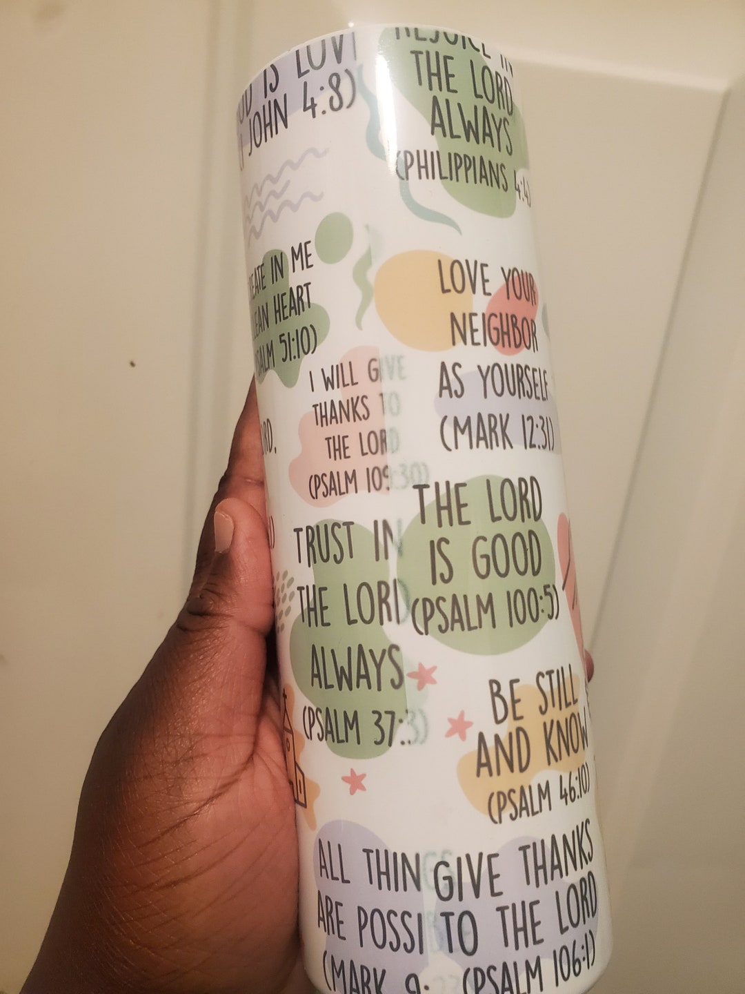 My Daily Bible Affirmation Tumbler 20oz Etsy