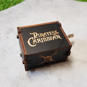 Personalized Pirate Music Box Davy Jones Lullaby Laser Etsy