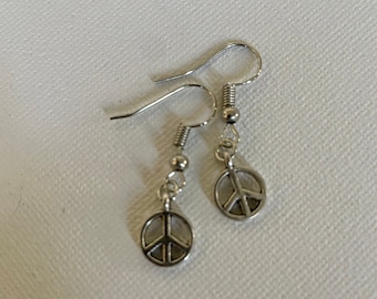 Peace Sign Earrings