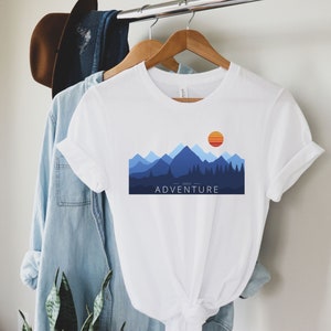 Adventure T-shirts - Gifts for Mountain Lovers, Hiking Gifts, Outdoors T-shirt, Outdoors Lover