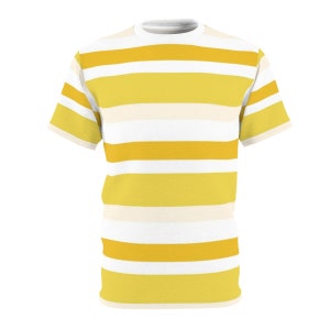 Yellow Striped Men&#39;s T-Shirt