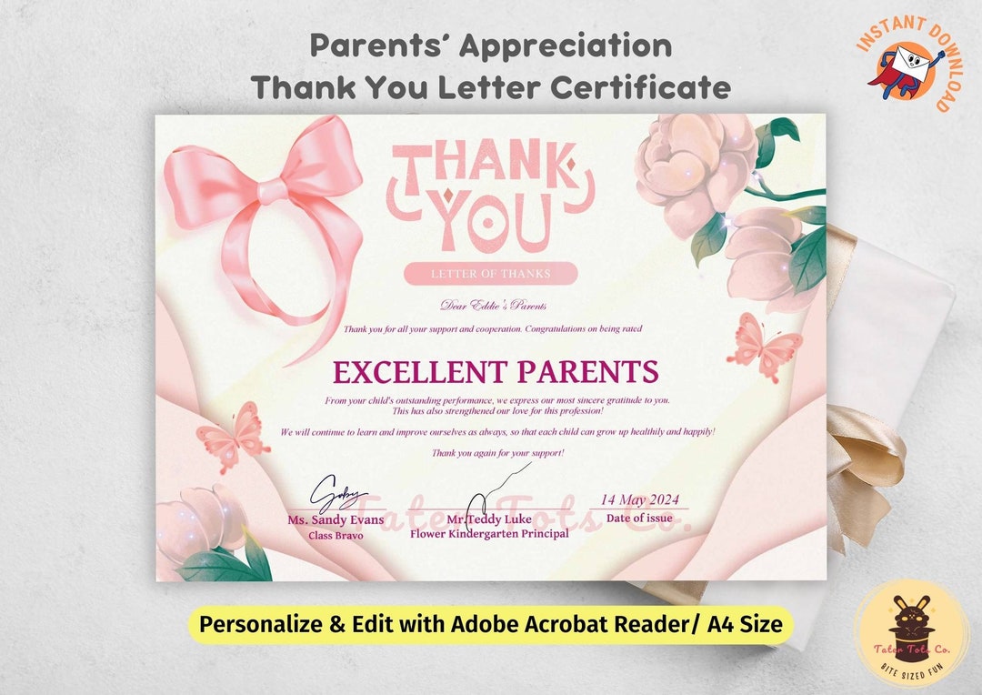 parents appreciation song
