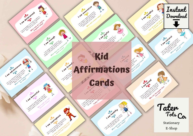 Here are 26 Affirmation Alphabets that instill good habits and traits in young kids! You can use affirmation cards in your child’s daily activities and home-based activities. Each card has a daily journal prompt for discussion and self reflection. #affiirmationsforkids #flashcardsforkids #positiveparenting