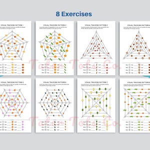 Visual Tracking Shapes Pattern Train Focus and Counting Skills Activity ...