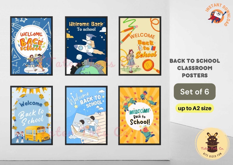 Welcome Sign Back to school bulletin board ideas Bundle Classroom Door Decor Instant Download