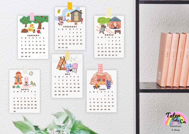 2023 Mini Monthly Calendar Printable For Desk Classroom Or Etsy Sweden 2023 mini monthly calendar printable for desk classroom or etsy sweden
