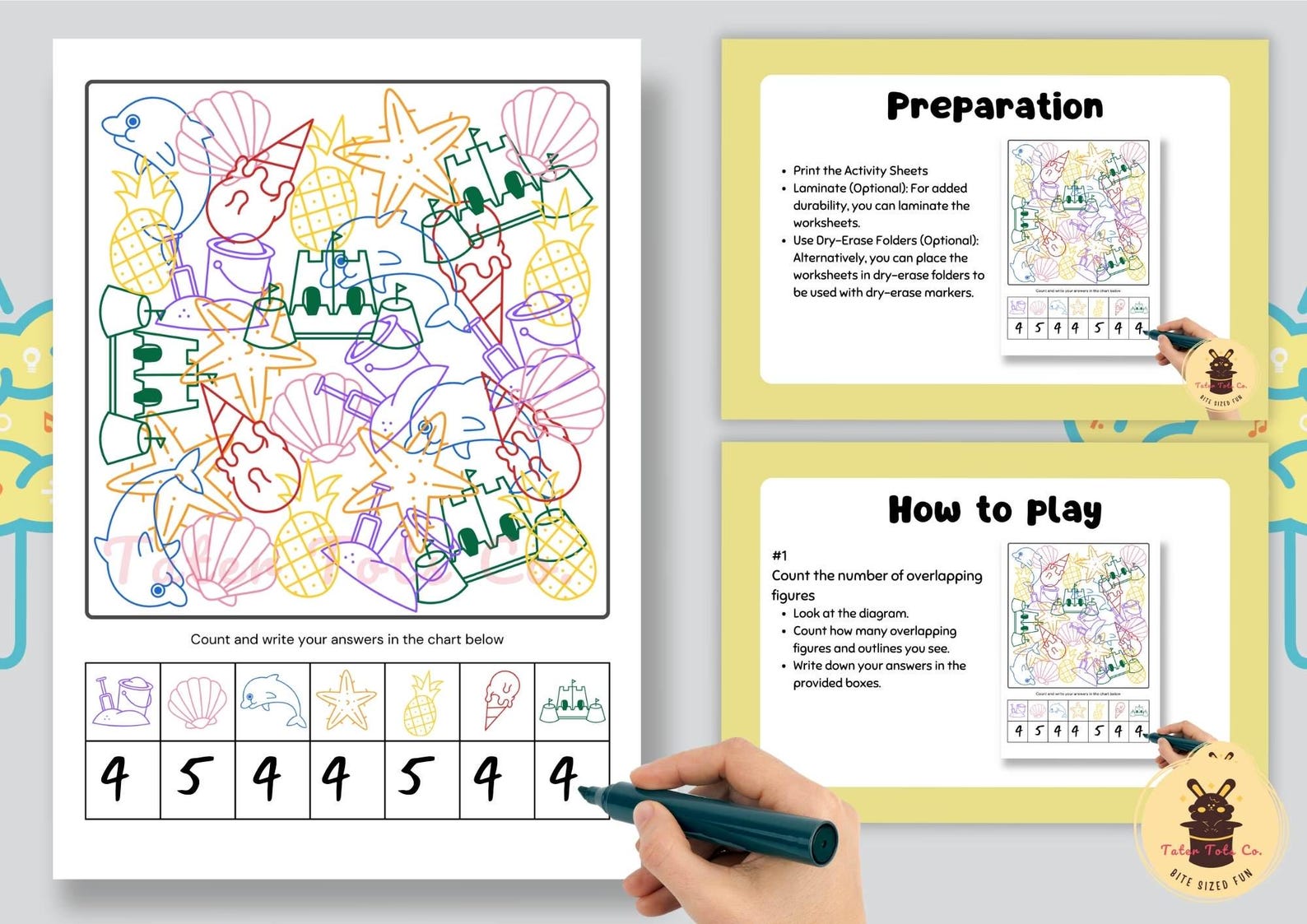 Mega-bundle Visual Discrimination and Perception Activities for Early ...