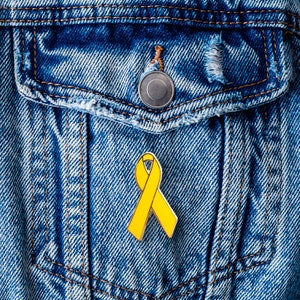 Endometriosis Awareness Ribbon Pin