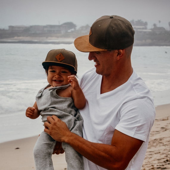 Fathers Day Gift Matching Hats Set of 2 
