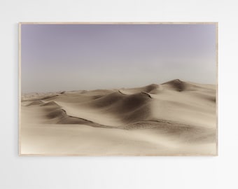 Foto de dunas de arena de Glamis, impresión de arena del desierto, impresión fotográfica de paisaje, arte de pared boho, fotografía de bellas artes