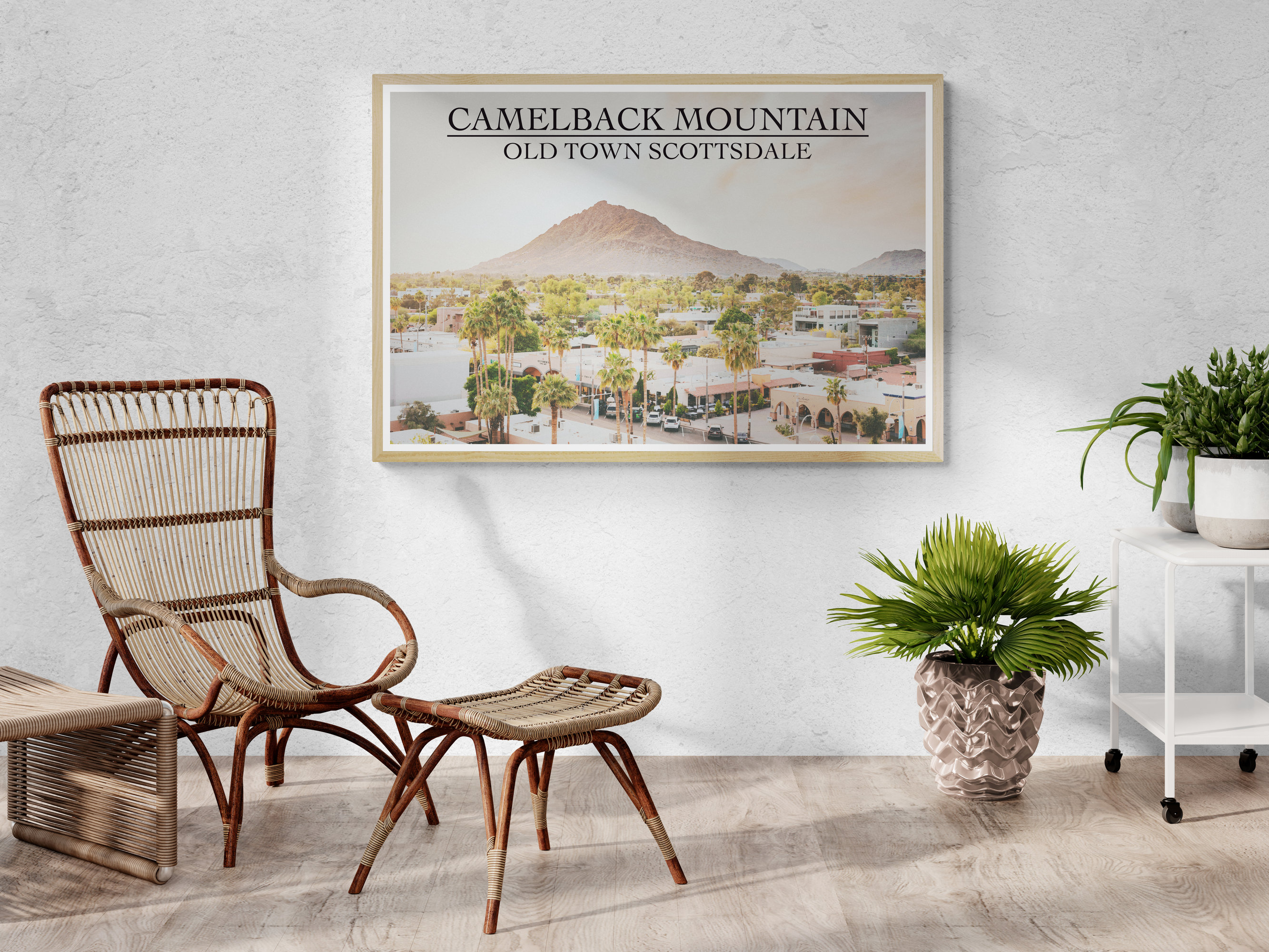 Camelback Mountain Wall Art, Scottsdale Arizona Print, Arizona Poster
