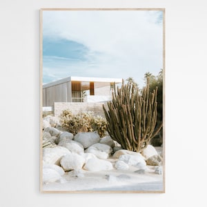 Modern Architecture Wall Art, Kaufmann Desert House Print, Mid Century Modern America, Palm Springs Photography