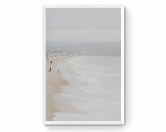 California Beach Art, Manhattan Beach Print, Los Angeles Beach, Los Angeles Print, California Beach Decor