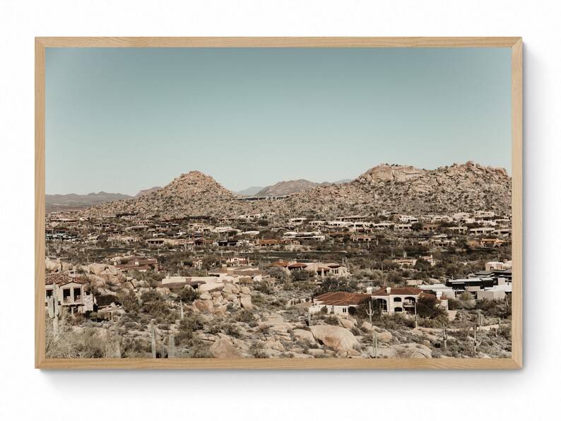 Scottsdale Arizona Print, Desert Wall Art, Scottsdale Photo USA