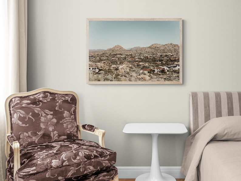 Scottsdale Arizona Print, Desert Wall Art, Scottsdale Photo USA