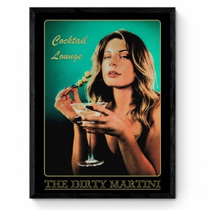Bar Cart Wall Decor, Cocktail Print, Bar Decor Print, Bar Cart Art, Cocktail Drinks Poster