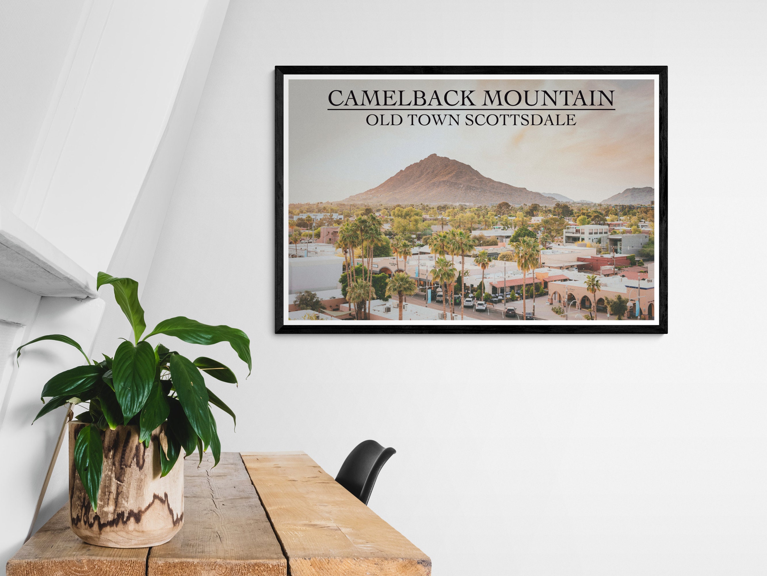 Camelback Mountain Wall Art, Scottsdale Arizona Print, Arizona Poster