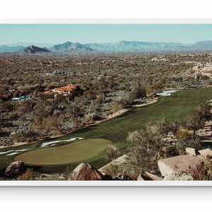 Scottsdale Golf Club, TPC Scottsdale Golf Geschenk, Golf Kunstdruck, Phoenix Open druckbare Kunst, Reise-Tourismus Arizona Wanddekor