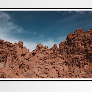 Desert Photography, South Western Decor, Boho Wall Decor, Southwest Desert Print, Valley Of Fire Nevada