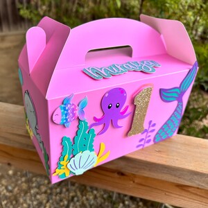 Mermaid Under the Sea Pink Personalized Birthday Party Favors Large ...