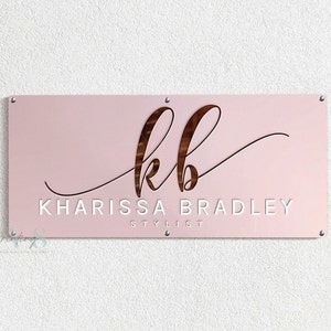 Custom Business Logo Sign, 3D Door Wall Sign, Custom Logo Acrylic Business Signage, Office Storefront, Wall Hanging Business Office