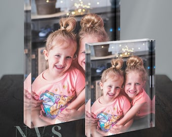 Personalised Photo Print Acrylic Block Plaque Your Image Printed