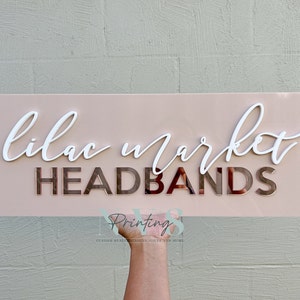 Custom Business Logo Sign, 3D Door Wall Sign, Custom Logo Acrylic Business Signage, Office Storefront, Wall Hanging Business Office