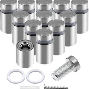 12x20mm In Acciaio Inox Segno Standoff Bulloni Viti Pubblicità - Foto 10