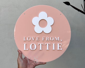 Custom 3D Business Logo Sign, Pop Up Market Signage