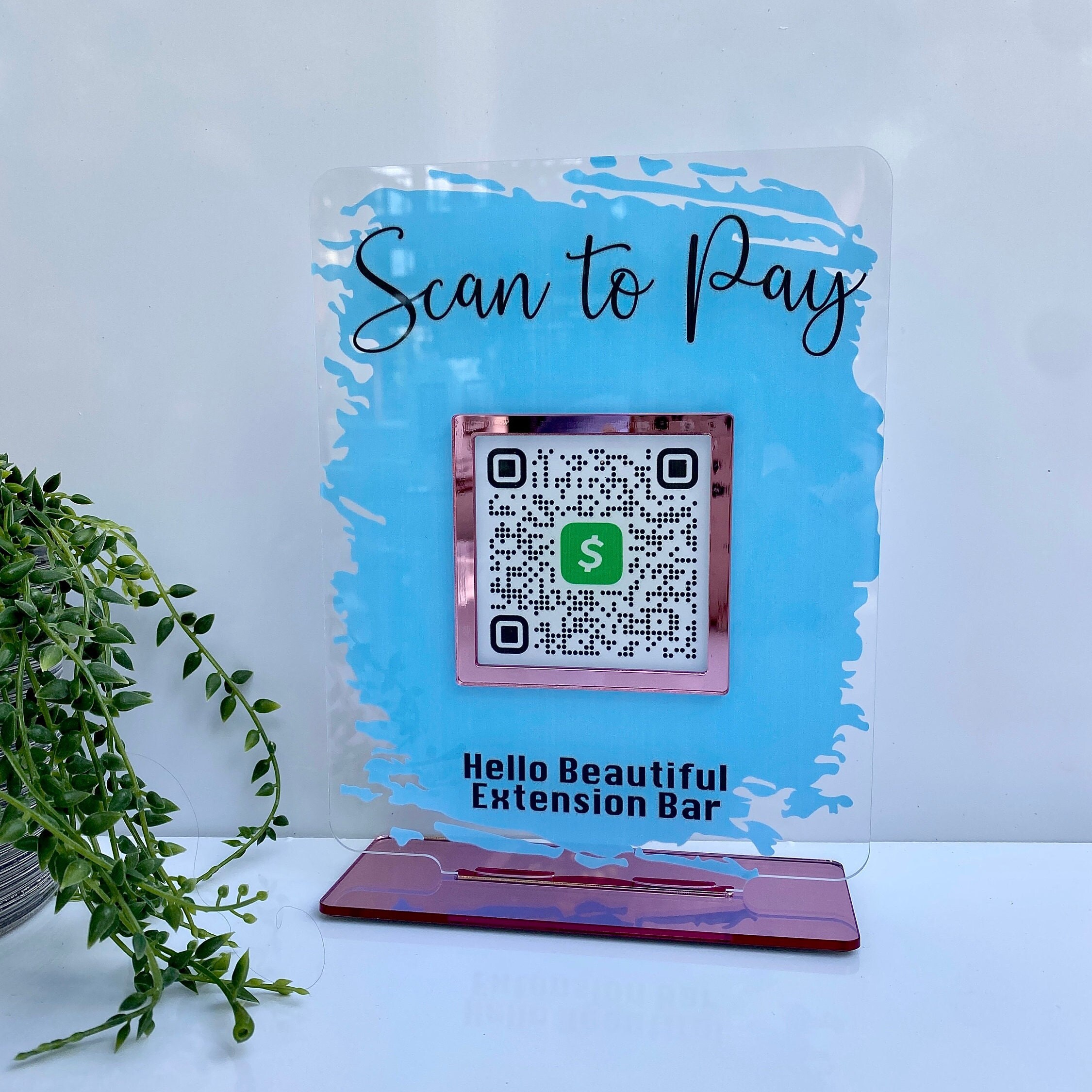 QR Code Business Sign Scan to Pay Sign Venmo Sign Cashapp Etsy Australia