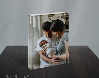 Personalised Photo Print Acrylic Block Plaque Your Image Printed