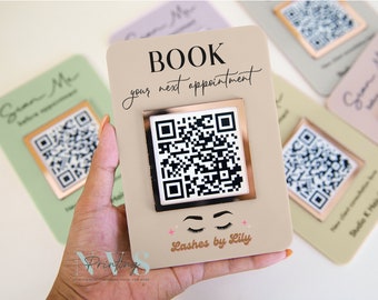 Mini QR Code Display Sign - Etsy