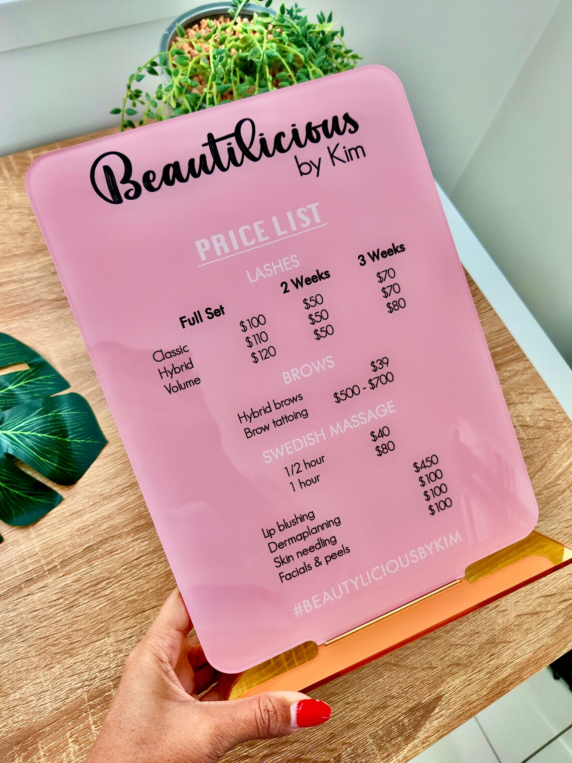 Price List Sign Business Signage Custom Business Sign Etsy