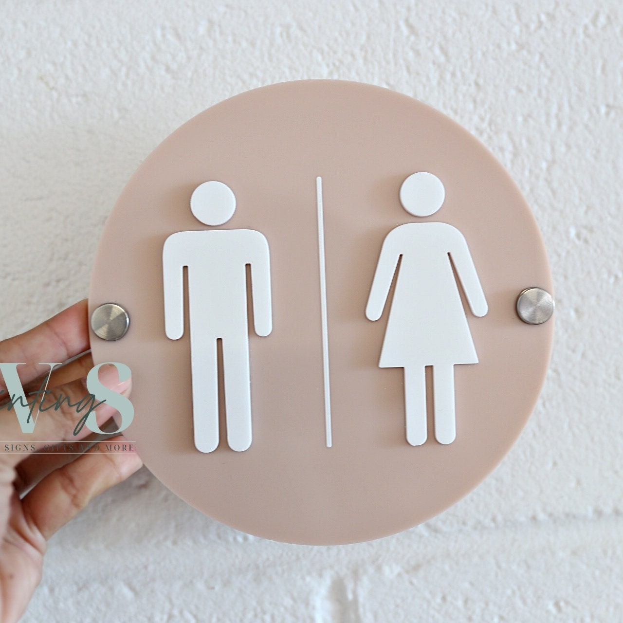 Bathroom Sign Toilet Sign Restroom Sign Salon Sign Acrylic Etsy Australia