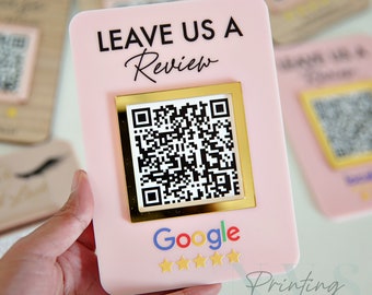 Mini QR Code Display Sign