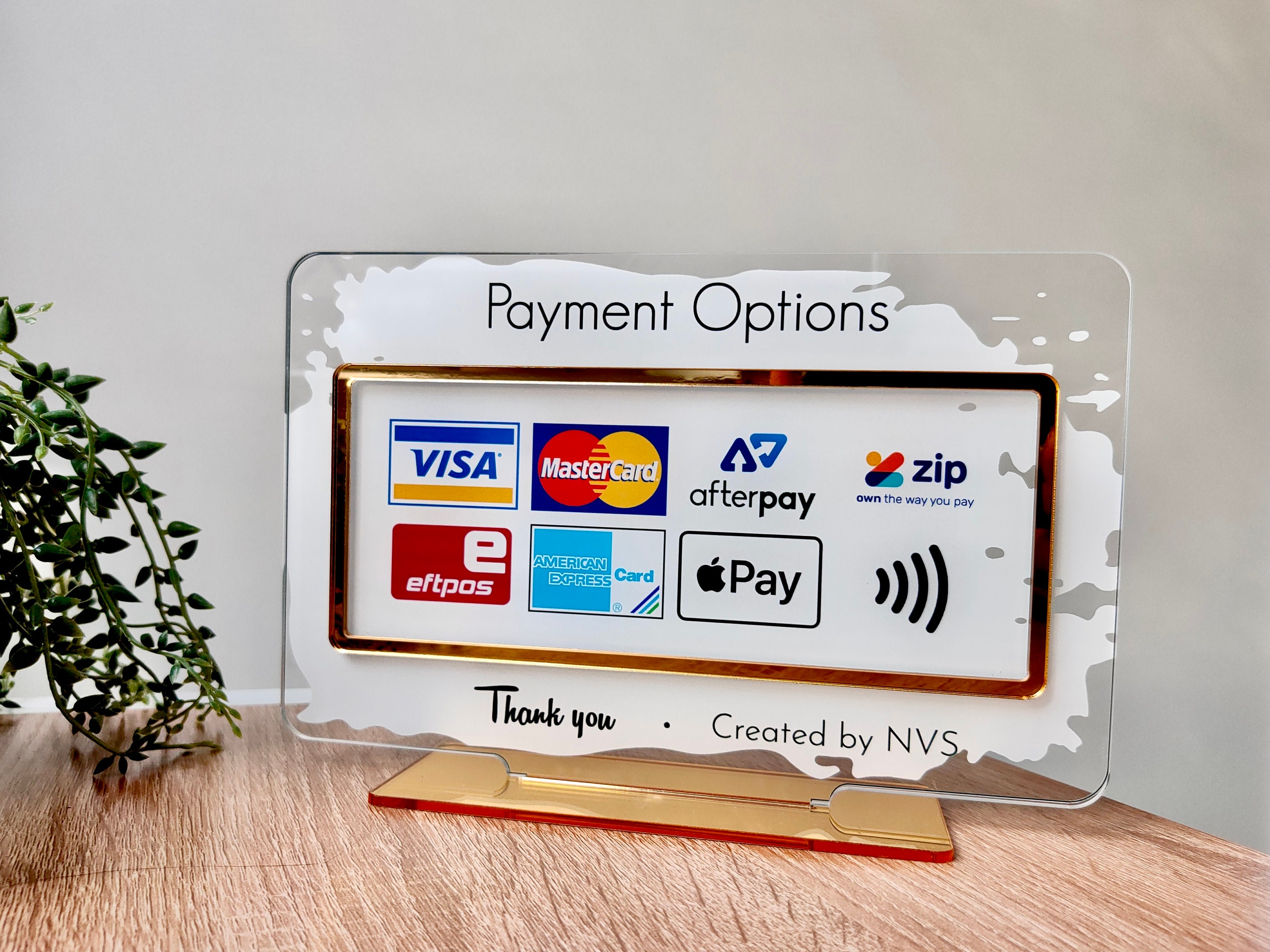 Business Payment Option Sign Credit Card Payment Sign EFTPOS - Etsy ...