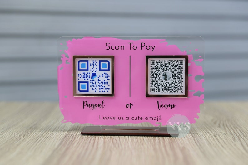 2 QR Codes Sign Venmo Sign Cash App Sign Paypal Sign Etsy 2 QR Codes Sign Venmo Sign Cash App Sign Paypal Sign Etsy