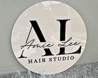 3D Custom Acrylic Logo Sign, Acrylic Business Sign, Business Logo Sign, Personalized Sign, Store Front Sign, Wall Decor