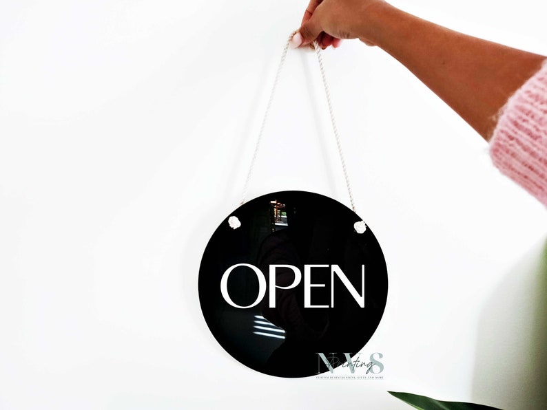 Open Closed Sign 3D Letters Double Sided Business Signage Door | Etsy