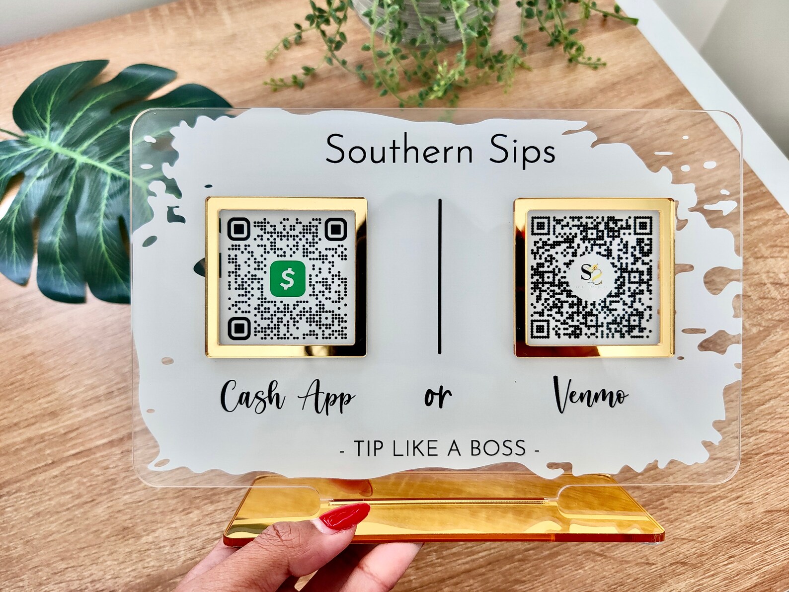 2 QR Codes Sign Venmo Sign Cash App Sign Paypal Sign | Etsy