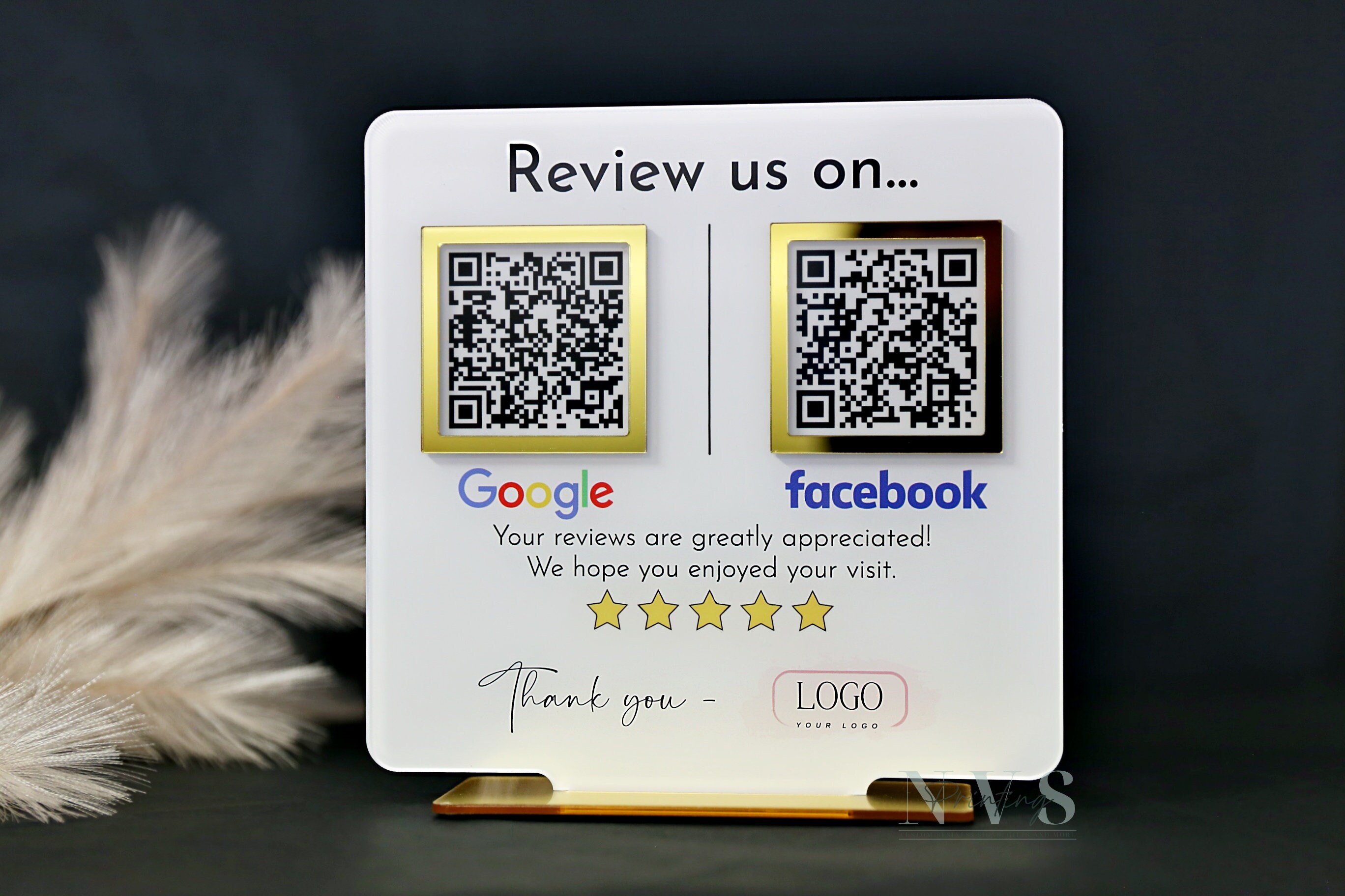 Office Office & School Supplies Home & Living QR Code Display Sign