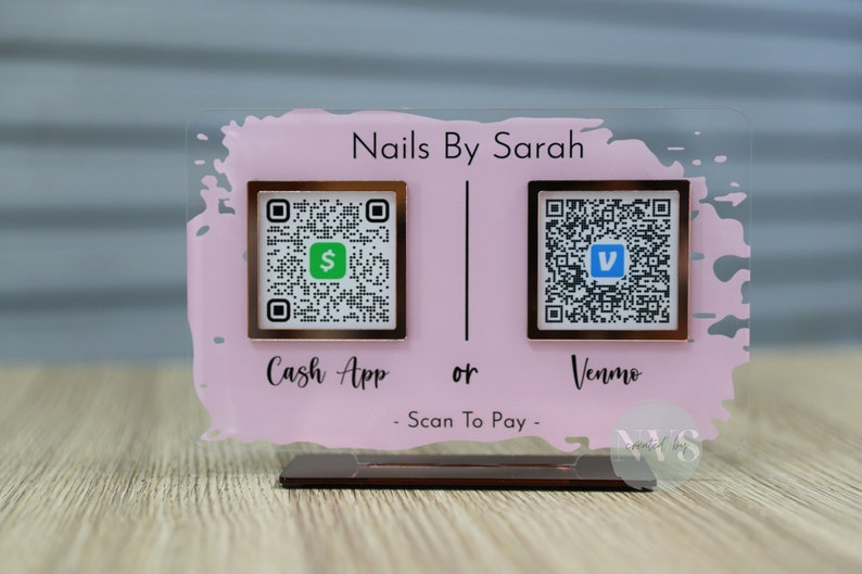 2 QR Codes Sign Venmo Sign Cash App Sign Paypal Sign Etsy 2 QR Codes Sign Venmo Sign Cash App Sign Paypal Sign Etsy