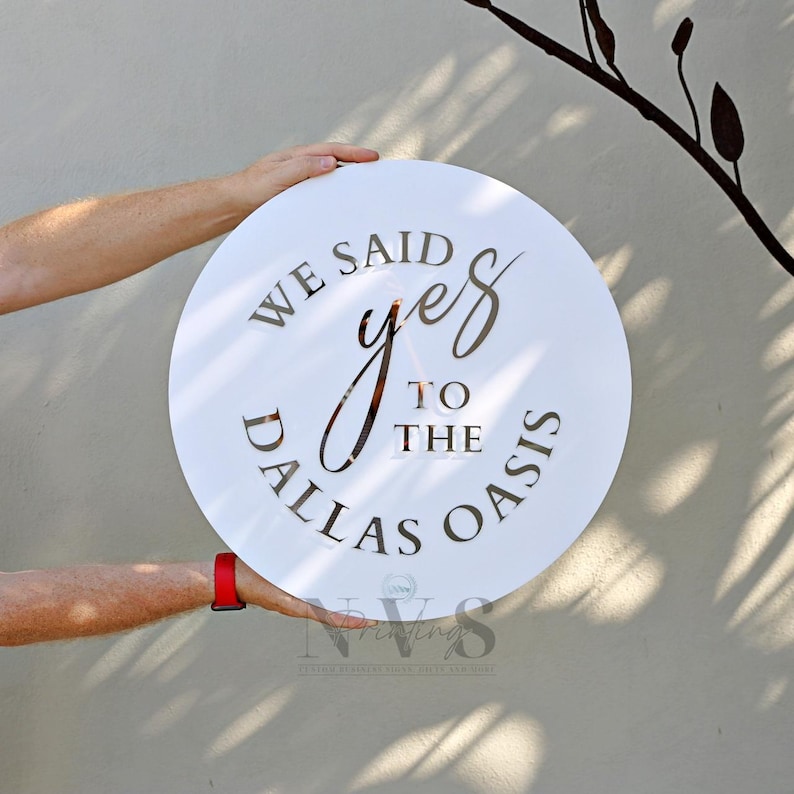 First Said Sign Sign I Said Yes Bridal Sign – Personalised Boutique Photo Prop for Dress ...