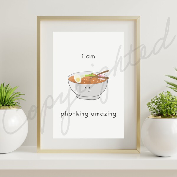Asian Food Pun Etsy