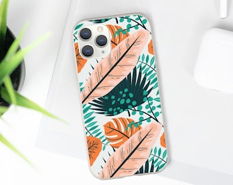 Eco-Friendly 100% Biodegradable Phone Case | Sustainable Tropical Phone Case | Natural, Compostable | iPhone 11, 12 | Samsung S20