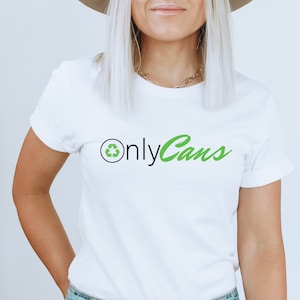 Onlyfans Recycled | Only Cans svg Digital Download | Funny Design For Recycled Denim Bag | Logo For Recycled Sweater Mittens | dxf | eps
