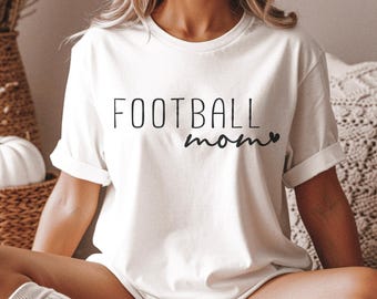 Football Mom SVG | Proud Sports Mom Design | Game Day Shirt Cut File | Cricut Silhouette