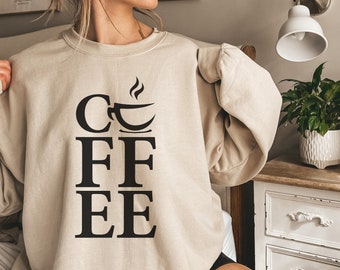 SVG de café / Diseño simple para amantes del café / Archivo de corte de camiseta con cafeína / Silueta de Cricut
